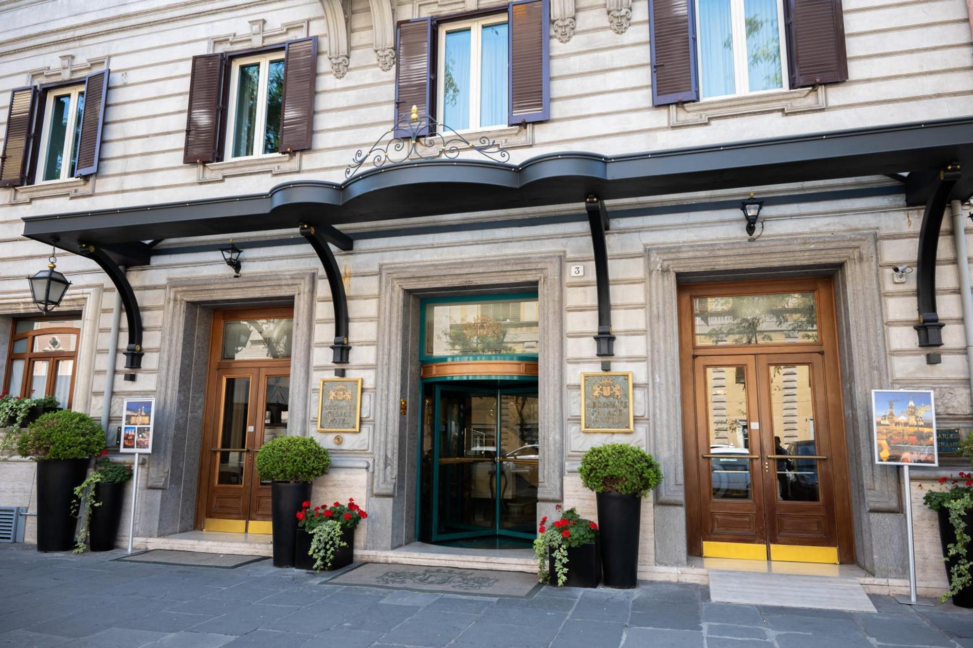 Hotel Mecenate Palace Roma Exterior foto